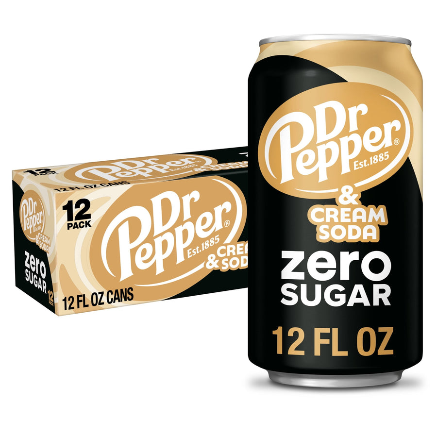 Dr Pepper & Cream Soda Zero Sugar P0