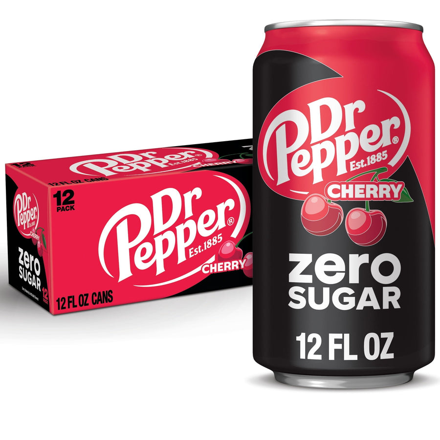 Dr Pepper Cherry Zero Sugar Soda M8